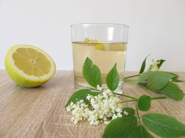 istock Freshly made lemonade with elderflowers and lemon 801701016