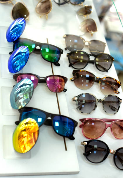 istock Street store with sunglasses 801703744