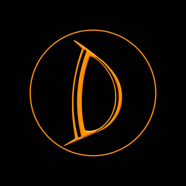 istock Letter of the alphabet on a black background 801725082