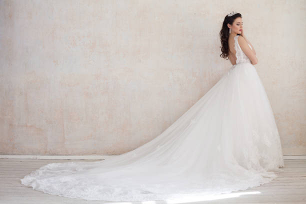 istock bride Princess in Royal wedding dress 801738598