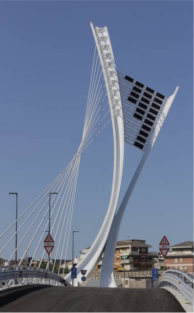 istock Flaiano bridge for vehicular, cycling and pedestrian traffic 801744382