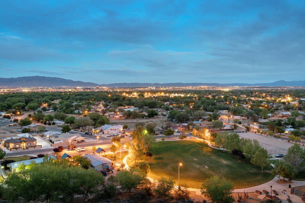 istock Albuquerque New Mexico at Night 801782692