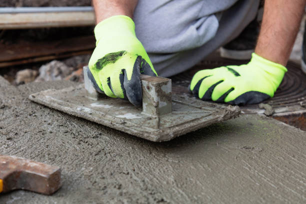 istock Renovating concrete pavement in home / budget DIY version. 801792002