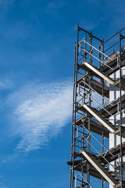 istock Building site with blue sky in Rostock, Germany 801859812