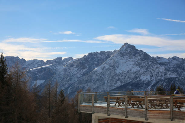 istock Dolomites from the belvedere, Val Pusteria 801864940
