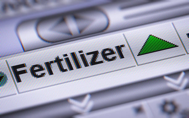 istock The Index of Fertilizer on The Screen. 801878196
