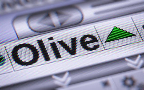 istock The Index of Olive on The Screen. 801880774