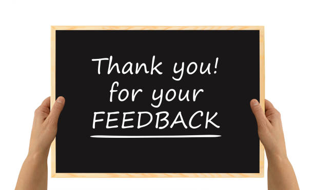 Feeback Thanks! stock photo
