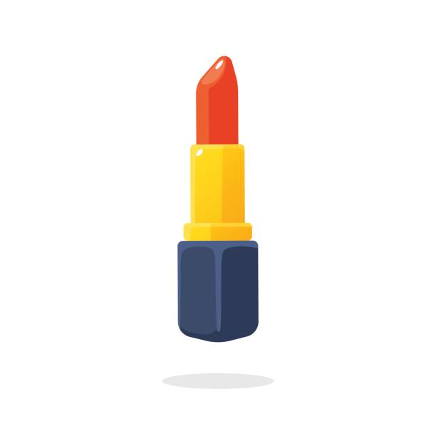 Red Lipstick Stock Illustration - Download Image Now - Lipstick, Emoticon,  Adult - iStock