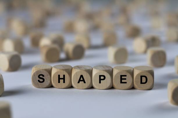 istock shaped - cube with letters, sign with wooden cubes 801889432