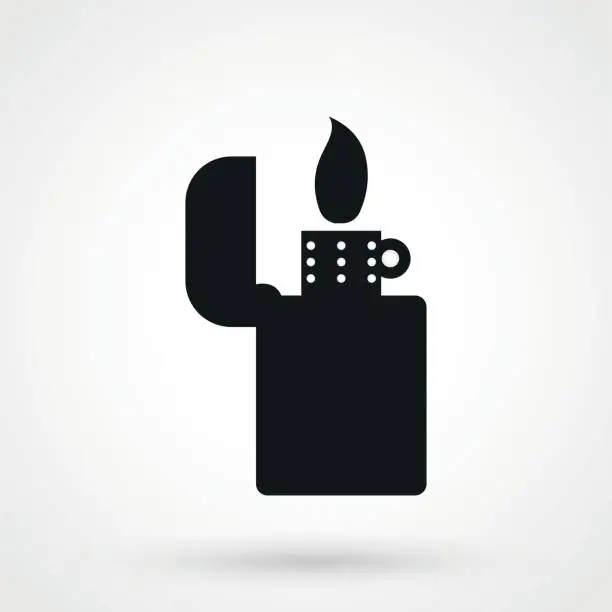 Vector illustration of lighter icon