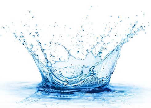 Splash - gota fresca en agua - Close Up photo