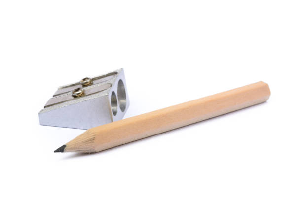 istock Office supplies isolated on white background 801950732