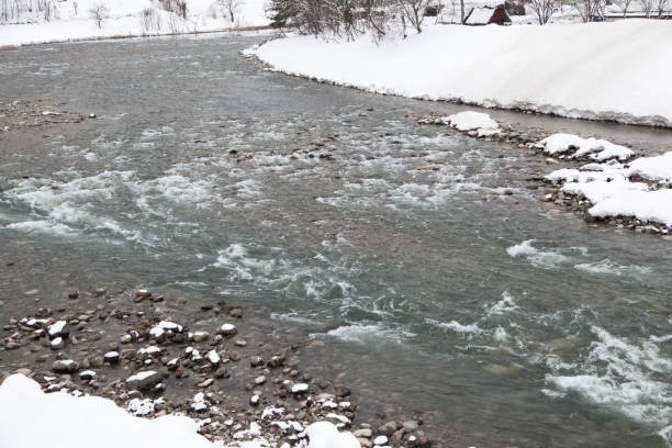 istock Shirakawa-go in winter,Japan. 801955394