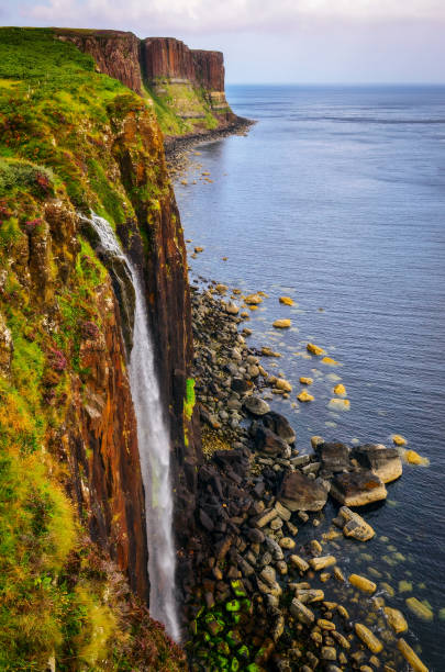 istock Kilt rock coastline cliff in Scottish highlands, Scotland 802007934