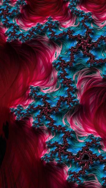 istock Colorful 3D fractal abstract art 802023824