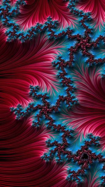 istock Colorful 3D fractal abstract art 802023832