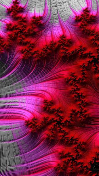 istock Colorful 3D fractal abstract art 802023888