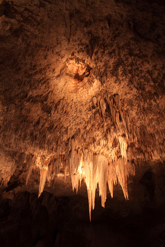 Interior of Carlsbad Caverns National Park, New Mexico