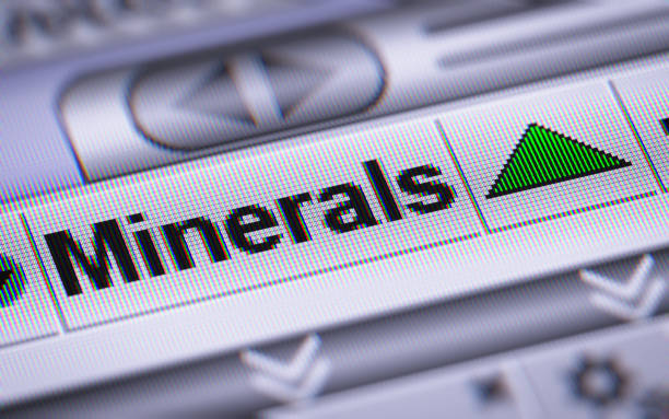 istock The Index of Minerals on The Screen. 802030200