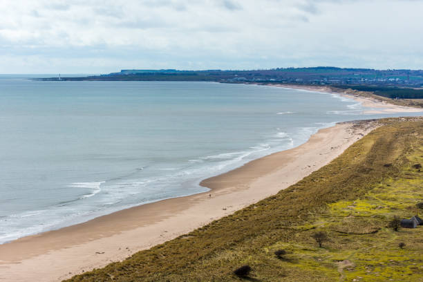 istock St. Cyrus beach and Montrose Bay. 802040600