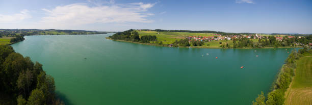 istock Aerial: Lake Waginger See, Bavaria, in summer 802054160