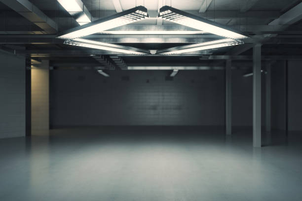 istock Unfurnished grungy interior 802063714