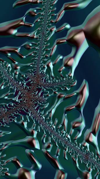 istock Colorful 3D fractal abstract art 802105158