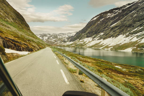 istock Road landscape in norwegian mountains 802109720