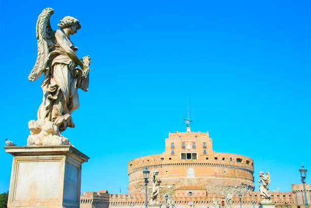 istock St. Angel castle. Rome, Italy 802112234