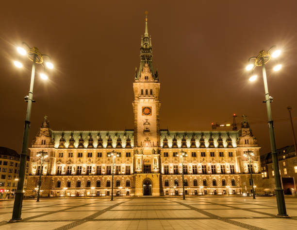 istock Hamburg city hall, Germany 802124154