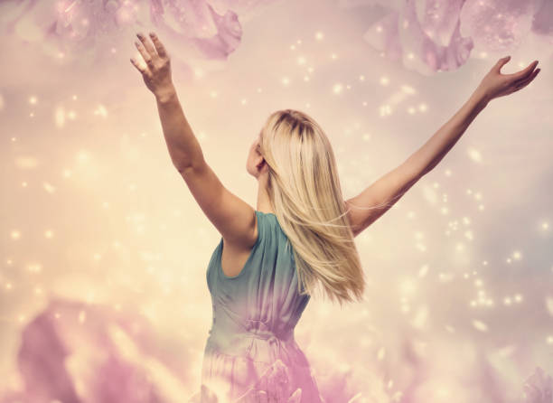 istock Beautiful woman enjoying her freedom 802127528