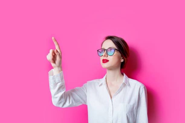 istock Beautiful red-haired businesswoman 802129598