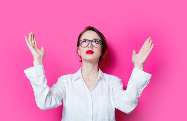 istock Beautiful red-haired businesswoman 802129604