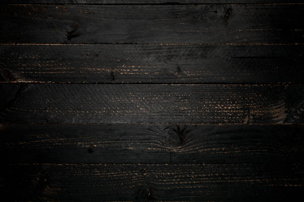 istock old black wooden texture background. 802161568
