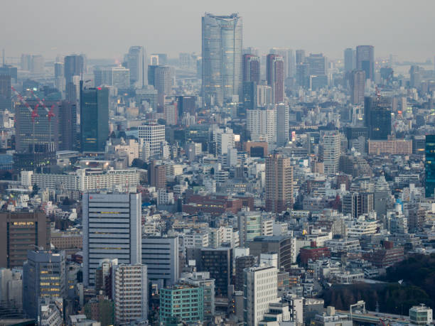 istock Observation room night view in Japan 802178620