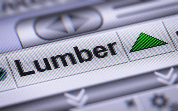 istock The Index of Lumber on The Screen. 802201028