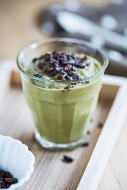 istock Avocado smoothie with Cacao nibs 802252418