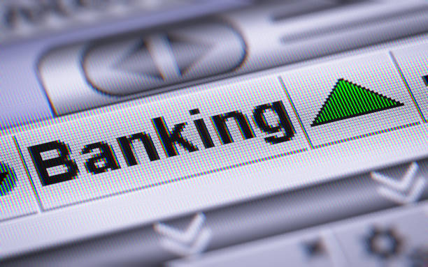istock The Index of Banking on The Screen. 802255452
