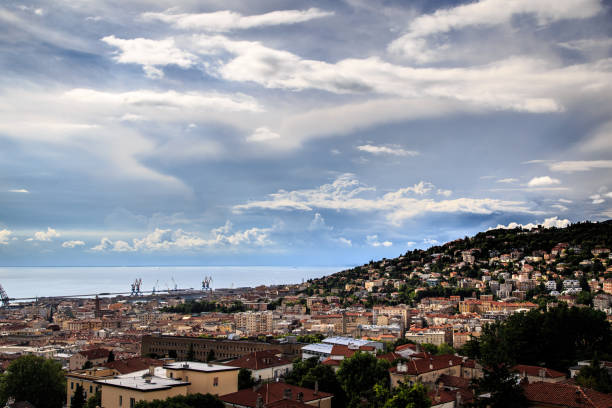 istock storm over the city of Trieste 802260836