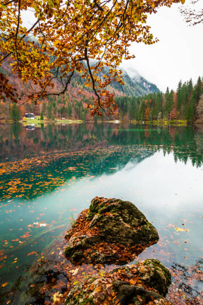 istock Autumn morning in the alps 802263996