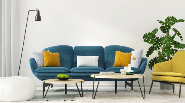 istock Colorful interior of living room 802269780