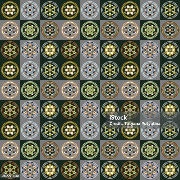 Round Pattern Element Stock Illustration - Download Image Now - Art ...