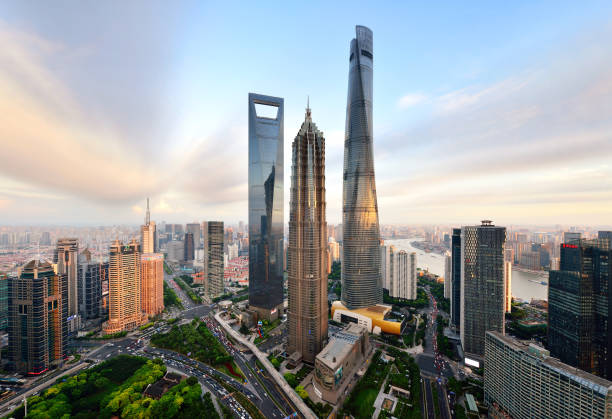 Shanghai's Lujiazui Landmark Skyscraper