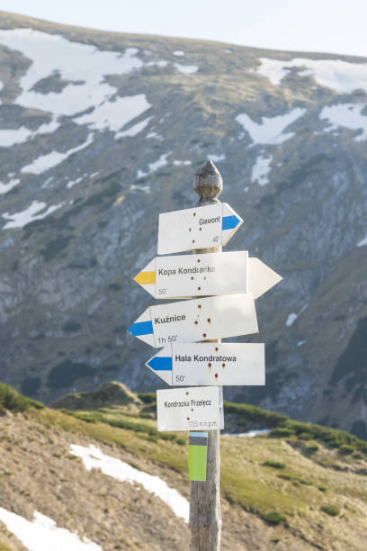 istock Poland, Tatra mountains, Signpost 802307324