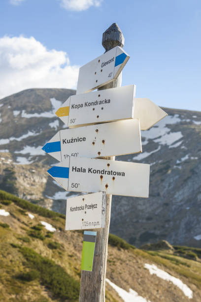 istock Poland, Tatra mountains, Signpost 802311292