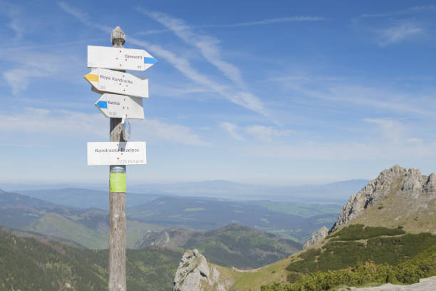 istock Poland, Tatra mountains, Signpost 802318456