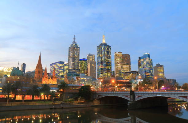 istock Melbourne skyscrapers downtown cityscape Australia 802334082