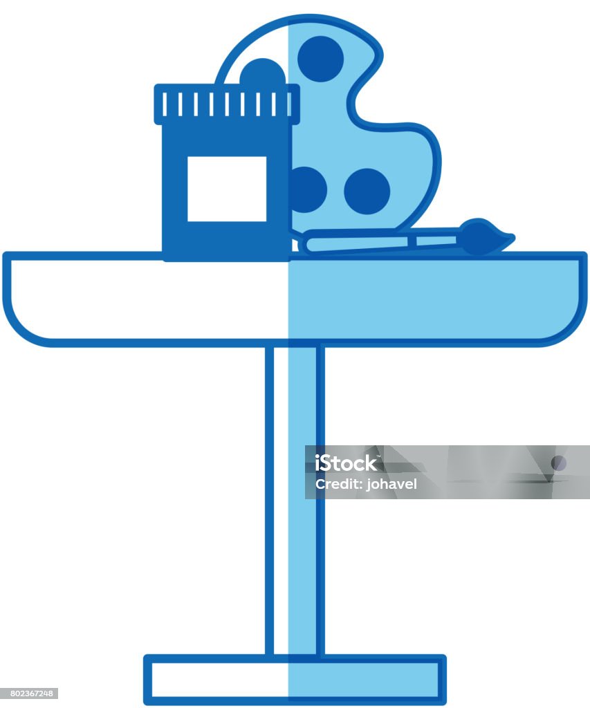 Table Instrument Vector Table Decoration Instruments Draw Stock Illustration - Download Image ...