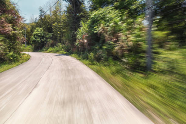 istock concrete rural road in the sunny day 802387924